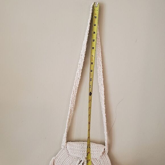 Boho Crochet Fringe Purse  - Picture 4 of 5